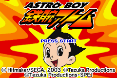 Astro Boy - Tetsuwan Atom - Atom Heart no Himitsu Title Screen